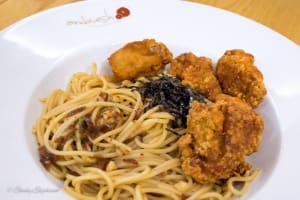 Ambush: Spaghetti Aglio Olio Con Pollo Croccante